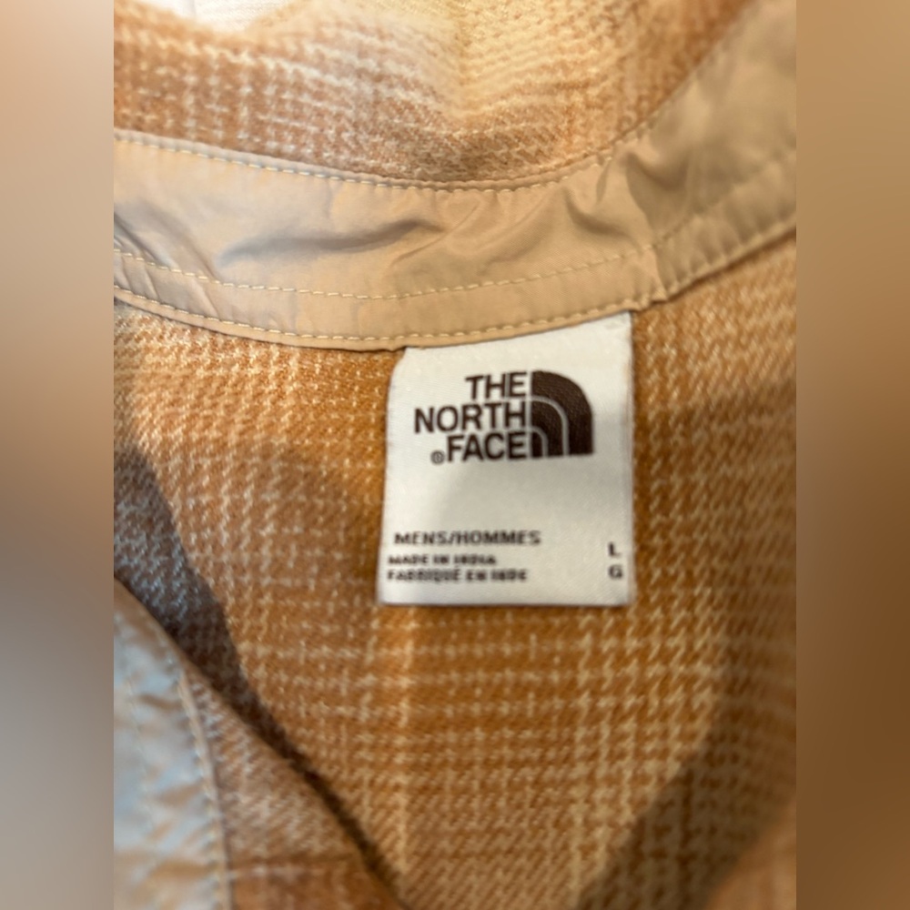 North face men’s arroyo flannel shirt size L - Picture 7 of 7